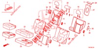 SEDILE POSTERIORE/CINTURA DI SICUREZZA(2D)  per Honda CR-V DIESEL 2.2 EXECUTIVE NAVI 5 Porte 5 velocità automatico 2013
