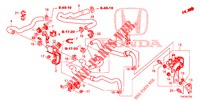 TUBO ACQUA/CONDOTTO RISCALDATORE (DIESEL) (2.2L) (LH) per Honda CR-V DIESEL 2.2 EXECUTIVE NAVI 5 Porte 5 velocità automatico 2013