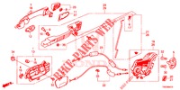 SERRATURE PORTIERE POST./MANIGLIA ESTERNA  per Honda CR-V DIESEL 1.6 EXECUTIVE NAVI 4WD 5 Porte 6 velocità manuale 2016