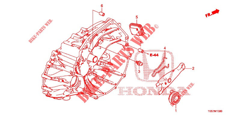 RILASCIA INNESTO (DIESEL) (1) per Honda CR-V DIESEL 1.6 EXECUTIVE NAVI 4WD 5 Porte 6 velocità manuale 2016