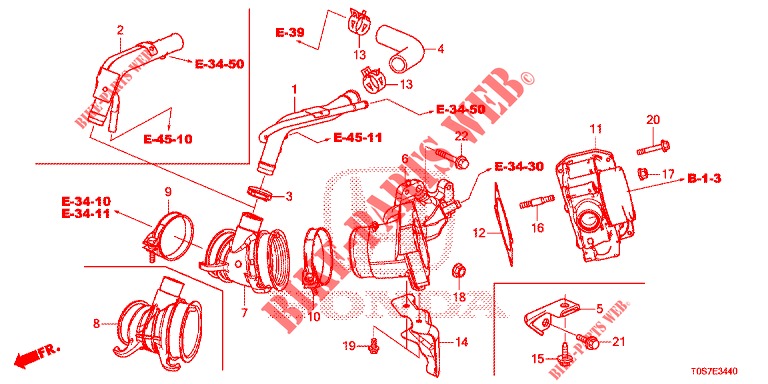 VALVOLA DI REGOLAZIONE PRESSIONE DI INGRESSO (DIESEL) per Honda CR-V DIESEL 1.6 EXECUTIVE NAVI 4WD 5 Porte 6 velocità manuale 2016