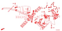 ARTICOLO ANTERIORE / BRACCIO ANTERIORE INFERIORE per Honda CR-V HYBRID 2.0 BASE 5 Porte Electronico CVT 2019