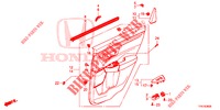 FODERAMENTO PORTIERA(4D)  per Honda CR-V HYBRID 2.0 BASE 5 Porte Electronico CVT 2019