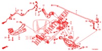 BRACCIO INFERIORE POST./ASTA RAGGIO (4WD) per Honda CR-V HYBRID 2.0 MID 5 Porte Electronico CVT 2019
