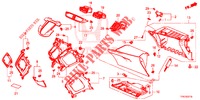 ABBELLIMENTO STRUMENTI (COTE DE PASSAGER) (LH) per Honda CR-V HYBRID 2.0 TOP 5 Porte Electronico CVT 2019