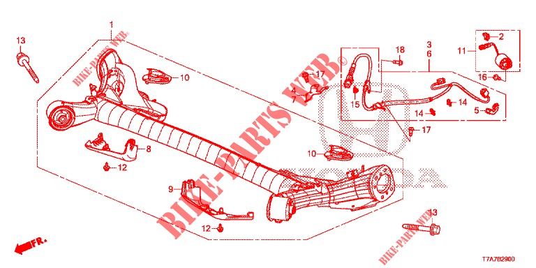 ASSALE POSTERIORE  per Honda HR-V 1.5 ELEGANCE 5 Porte 6 velocità manuale 2017
