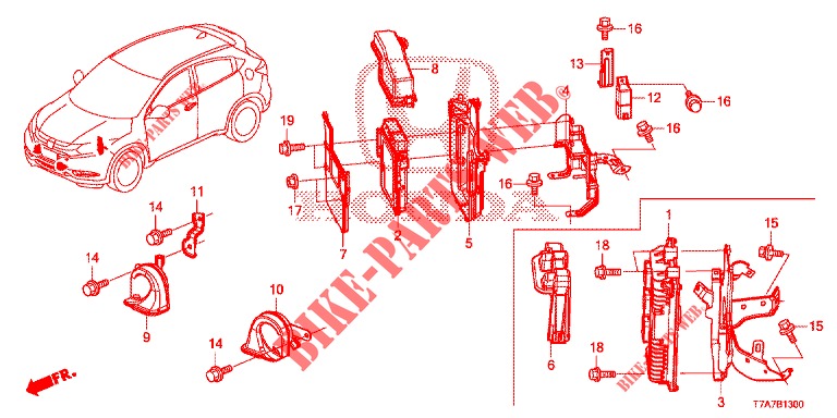 UNITA DI CONTROLLO (COMPARTIMENT MOTEUR) (1) (KE/KG) per Honda HR-V 1.5 ELEGANCE 5 Porte 6 velocità manuale 2017