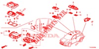 LUCE INTERIORE  per Honda HR-V DIESEL 1.6 EXCLUSIVE 5 Porte 6 velocità manuale 2016