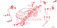 SENSORE PARCHEGGIO  per Honda HR-V 1.5 EXCLUSIVE 5 Porte 6 velocità manuale 2017