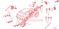 SENSORE PARCHEGGIO  per Honda HR-V 1.5 EXECUTIVE 5 Porte 6 velocità manuale 2017