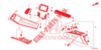 ABBELLIMENTO STRUMENTI (COTE DE PASSAGER) (LH) per Honda HR-V DIESEL 1.6 EXCLUSIVE 5 Porte 6 velocità manuale 2018