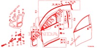 PANNELLI PORTIERE ANT.(2D)  per Honda HR-V DIESEL 1.6 EXCLUSIVE 5 Porte 6 velocità manuale 2018