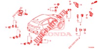 SENSORE PARCHEGGIO  per Honda HR-V DIESEL 1.6 EXCLUSIVE 5 Porte 6 velocità manuale 2018