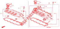COPERTURA TESTA CILINDRO  per Honda INSIGHT 1.3 IMA COMFORT 5 Porte pieno automatica 2011