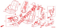 SEDILE ANTERIORE/CINTURE DI SICUREZZA (G.) per Honda INSIGHT 1.3 IMA COMFORT 5 Porte pieno automatica 2011