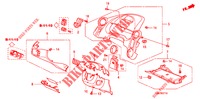 ABBELLIMENTO STRUMENTI (COTE DE CONDUCTEUR) (LH) per Honda INSIGHT EXECUTIVE 5 Porte pieno automatica 2012