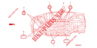 ANELLO DI TENUTA (INFERIEUR) per Honda INSIGHT EXECUTIVE 5 Porte pieno automatica 2012