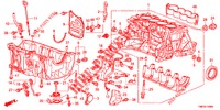 BLOCCO CILINDRO/SCODELLO OLIO  per Honda INSIGHT EXECUTIVE 5 Porte pieno automatica 2012