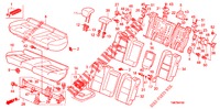 COMPONENTI SEDILE POST.  per Honda INSIGHT EXECUTIVE 5 Porte pieno automatica 2012