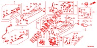 CONSOLE CENTRALE  per Honda INSIGHT EXECUTIVE 5 Porte pieno automatica 2012