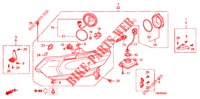 FANALE (HID) per Honda INSIGHT EXECUTIVE 5 Porte pieno automatica 2012