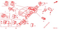 INTERRUTTORE (LH) per Honda INSIGHT EXECUTIVE 5 Porte pieno automatica 2012