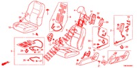 SEDILE ANTERIORE/CINTURE DI SICUREZZA (G.) per Honda INSIGHT EXECUTIVE 5 Porte pieno automatica 2012