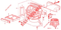 SOFFIATORE RISCALDATORE (LH) per Honda INSIGHT EXECUTIVE 5 Porte pieno automatica 2012