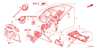 ABBELLIMENTO STRUMENTI (COTE DE CONDUCTEUR) (LH) per Honda JAZZ 1.4 LUXURY 5 Porte 5 velocità manuale 2012