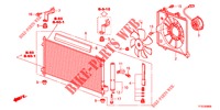 ARIA CONDIZIONATA (CONDENSATEUR) per Honda JAZZ 1.4 LUXURY 5 Porte 5 velocità manuale 2012