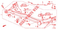 ASSALE POSTERIORE  per Honda JAZZ 1.4 LUXURY 5 Porte 5 velocità manuale 2012