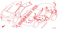 BARDATURA FILO (1) (LH) per Honda JAZZ 1.4 LUXURY 5 Porte 5 velocità manuale 2012
