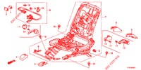 COMP. SEDILE ANT. (D.) (2) per Honda JAZZ 1.4 LUXURY 5 Porte 5 velocità manuale 2012