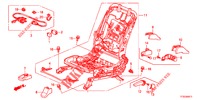 COMP. SEDILE ANT. (G.) (2) per Honda JAZZ 1.4 LUXURY 5 Porte 5 velocità manuale 2012
