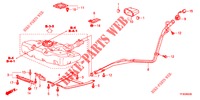 CONDOTTO RIEMPITORE COMBUSTIBILE  per Honda JAZZ 1.4 LUXURY 5 Porte 5 velocità manuale 2012
