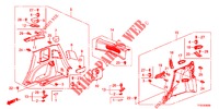 FODERAMENTO LATO POST.(2D)  per Honda JAZZ 1.4 LUXURY 5 Porte 5 velocità manuale 2012