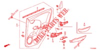 FODERAMENTO PORTIERA(4D)  per Honda JAZZ 1.4 LUXURY 5 Porte 5 velocità manuale 2012