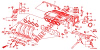 ISOLATORE CARBURATORE/ MOLTEPLICE ASPIRAZIONE  per Honda JAZZ 1.4 LUXURY 5 Porte 5 velocità manuale 2012