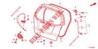 PANNELLO PORTELLONE(2D)  per Honda JAZZ 1.4 LUXURY 5 Porte 5 velocità manuale 2012