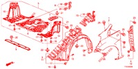 PARAFANGO ANTERIORE  per Honda JAZZ 1.4 LUXURY 5 Porte 5 velocità manuale 2012