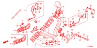 SEDILE ANTERIORE/CINTURE DI SICUREZZA (D.) per Honda JAZZ 1.4 LUXURY 5 Porte 5 velocità manuale 2012