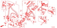 SEDILE ANTERIORE/CINTURE DI SICUREZZA  per Honda JAZZ 1.4 LUXURY 5 Porte 5 velocità manuale 2012