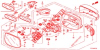 SPECCHIETTO/VISORE DA SOLE (VIRAGE AUTOMATIQUE) per Honda JAZZ 1.4 LUXURY 5 Porte 5 velocità manuale 2012