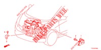 TIRANTE CABLAGGIO FILO MOTORE(1.7L)(RH)  per Honda JAZZ 1.4 LUXURY 5 Porte 5 velocità manuale 2012