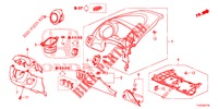 ABBELLIMENTO STRUMENTI (COTE DE CONDUCTEUR) (LH) per Honda JAZZ 1.4 ESL 5 Porte pieno automatica 2012