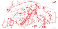 ANTENNA/ALTOPARLANTE  per Honda JAZZ 1.4 ESL 5 Porte pieno automatica 2012