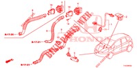 ARIA CONDIZIONATA (SENSEUR/CLIMATISEUR D'AIR AUTOMATIQUE) per Honda JAZZ 1.4 ESL 5 Porte pieno automatica 2012