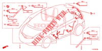 BARDATURA FILO (LH) (5) per Honda JAZZ 1.4 ESL 5 Porte pieno automatica 2012