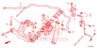 BRACCIO INFERIORE ANT./ MOLLA STABILIZZATORE  per Honda JAZZ 1.4 ESL 5 Porte pieno automatica 2012