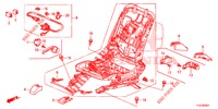 COMP. SEDILE ANT. (D.) (2) per Honda JAZZ 1.4 ESL 5 Porte pieno automatica 2012
